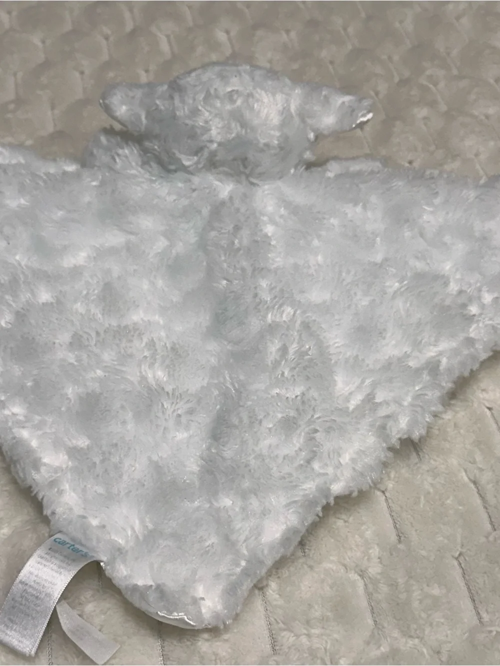 Carter's White Plush Lamb Lovey